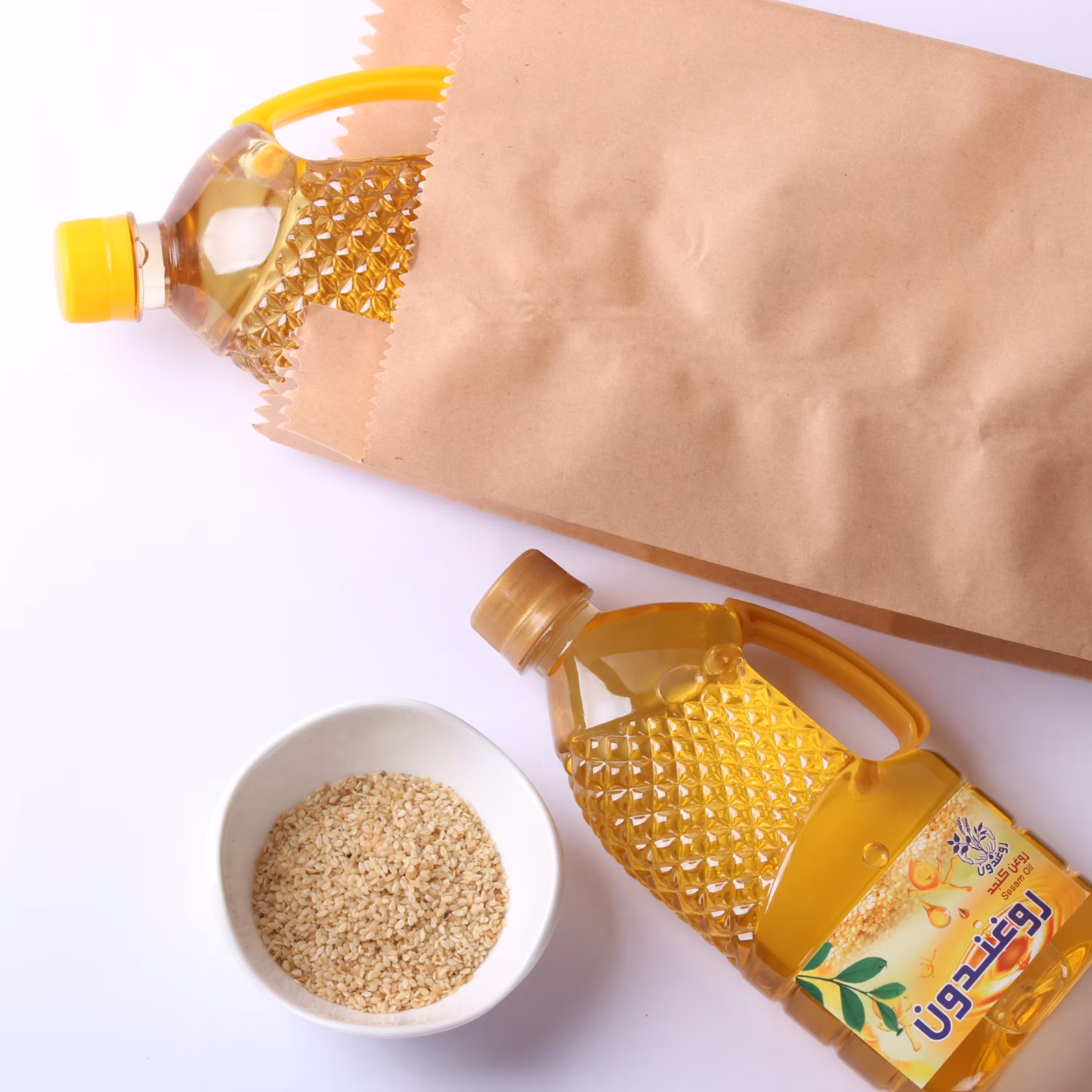 روغن کنجد نیم لیتری