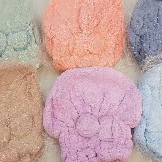 کلاه حمام.وزن 100گرم.انواع رنگ 