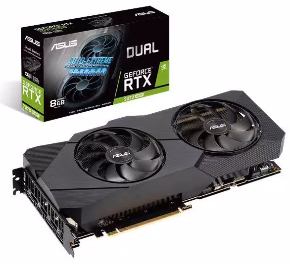 کارت گرافیک ایسوس مدل DUAL-RTX2070S-8G-EVO با حافظه 8 گیگابایت