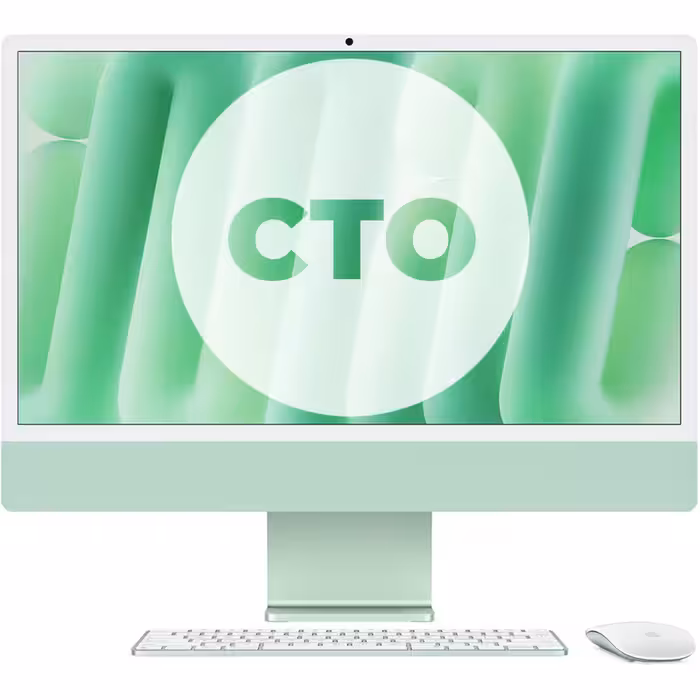 آی مک 24 اینچ M4 کاستوم پردازنده 10core – 10core حافظه رم 32 گیگابایت ظرفیت 1 ترابایت SSD سبز Z1EN000AN - Hiapple.ir