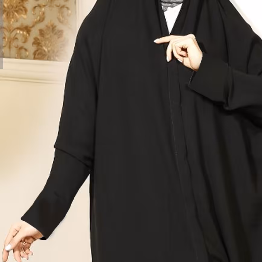 چادر عربی آستین دار (بحرینی) کن کن نانو