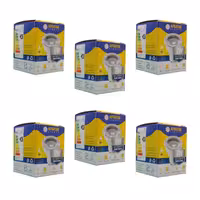 پک 6 تایی لامپ هالوژن 7وات لنزدار افراتاب پایه GU10