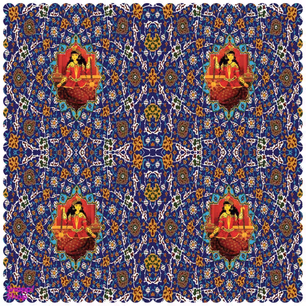 رومیزی رنس مدل T1-42134 سایز 90x95 سانتی متر
