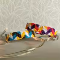 دستبند دوستی دستبافت مدل سنتی