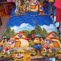 ست لحاف رو تختی پسرانه  تک نفره مدل سگ های نگهبان 2