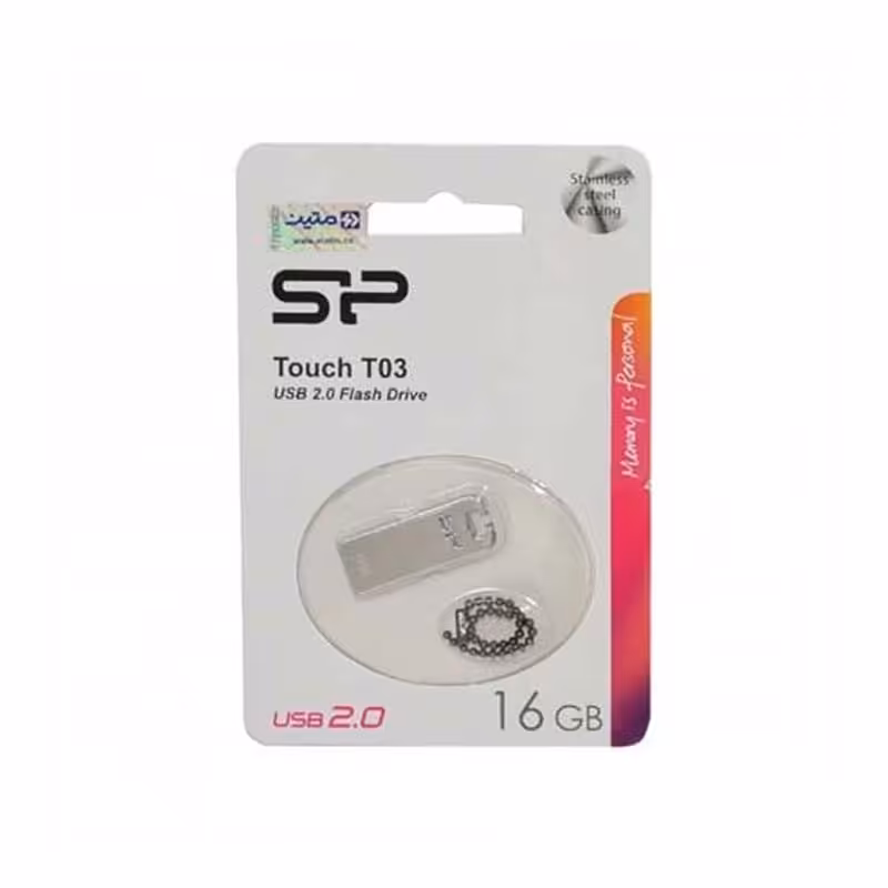 فلش مموری سیلیکون پاور مدل تاچ تی 03 با ظرفیت 16 گیگابایت ا Touch T03 USB 2.0 Flash Memory 16GB

