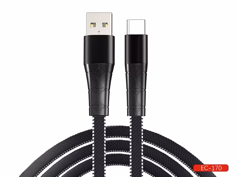 کابل شارژ یو اس بی به تایپ سی 2.4 آمپر یک متری ارلدام CHARGING CABLE 2.4A 1M EARLDOM EC - 170