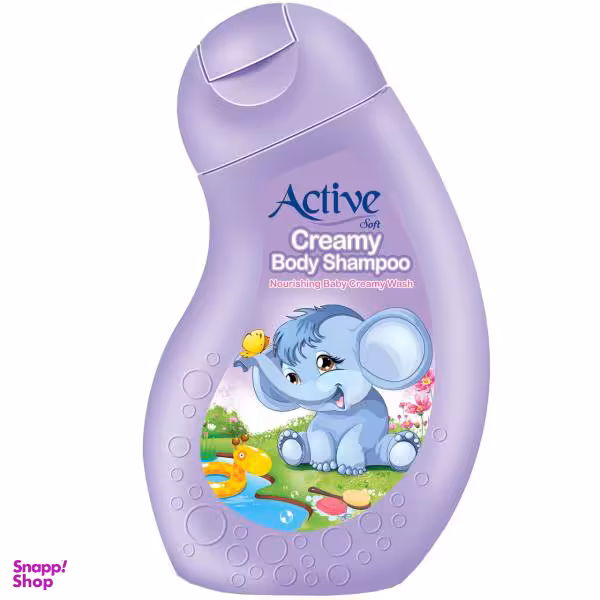شامپو بدن کرمی کودک اکتیو (Active) مدل Purple وزن 250 گرم