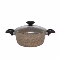 قابلمه دو رو گرانیت  کرم سایز 24 لاویلوکس (ارسال بصورت پس کرایه)