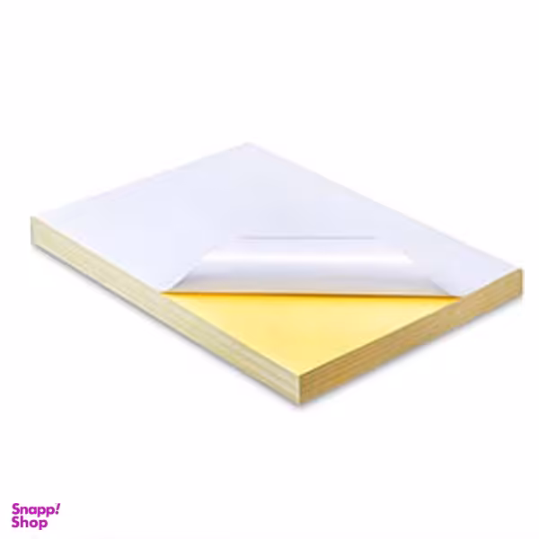 کاغذ A4 مدل پشت چسب دار مات کد M1 بسته 100 عددی