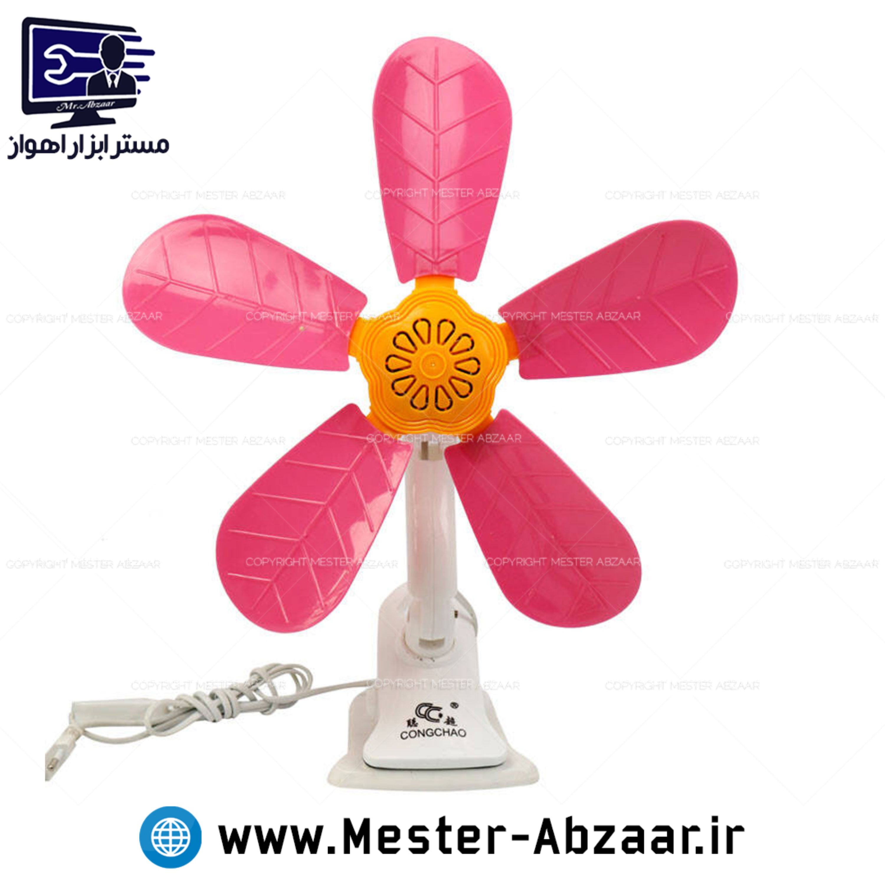 مینی فن رومیزی پنکه برقی گیره ای مدل fc01 399