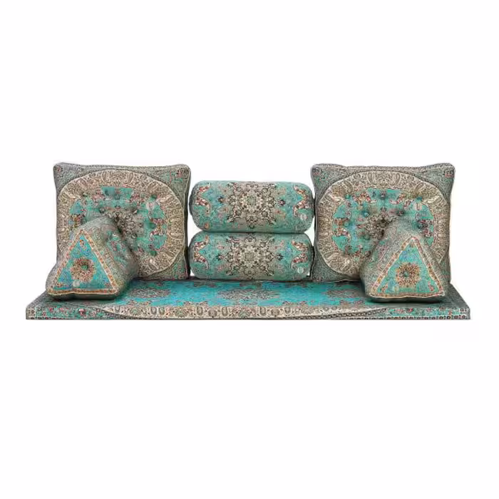 سرویس 7 تکه پشتی شاه نشین مدل شاه پسند کد Sh-sbz