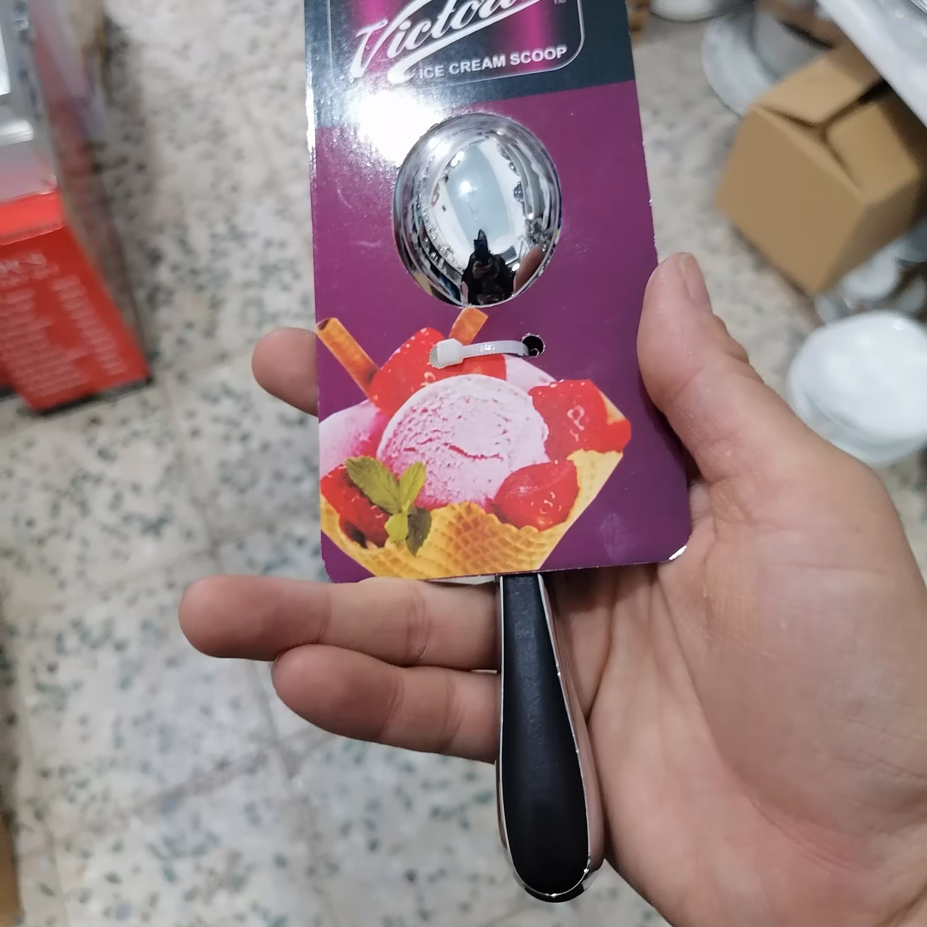 قاشق اسکوپ بستنی مارک ویکتوریا 