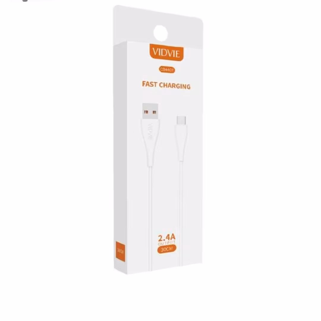 کابل تبدیل USB به لایتنینگ ویدوی مدل cb440i طول 0.3 متر ا Vidvie cb440i USB to Lightning Cable 0.3M

