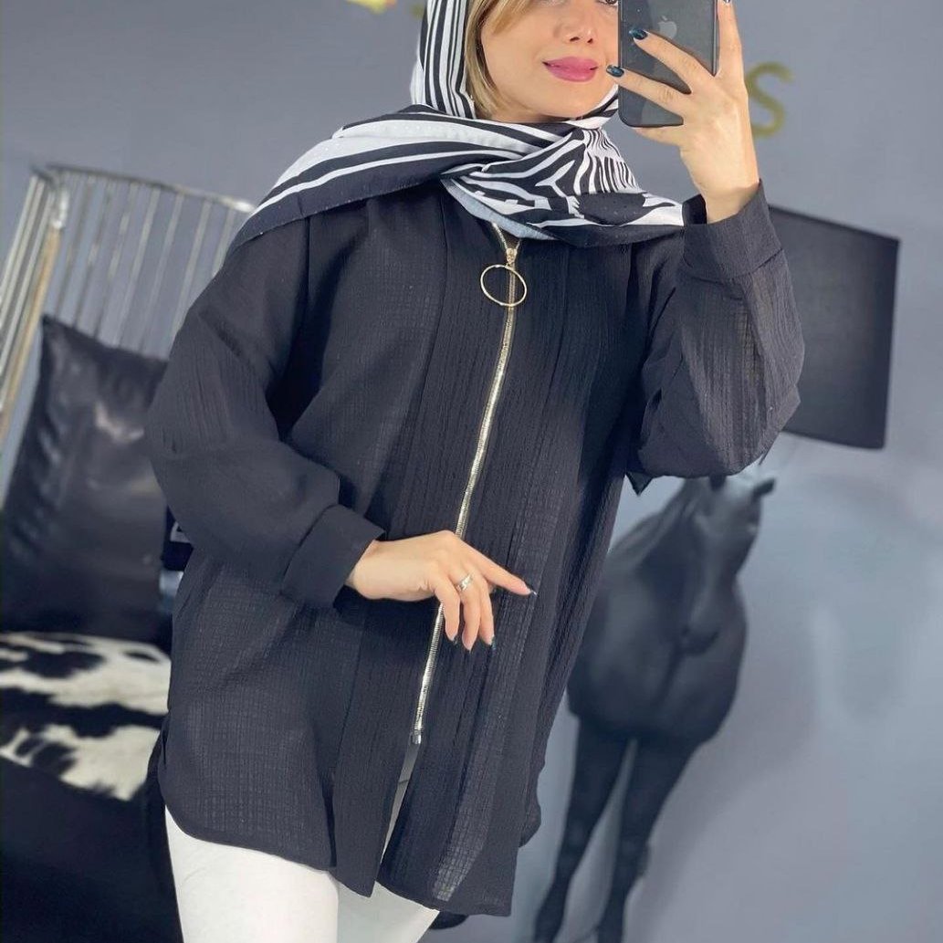 مانتو مشکی زنانه محرمی