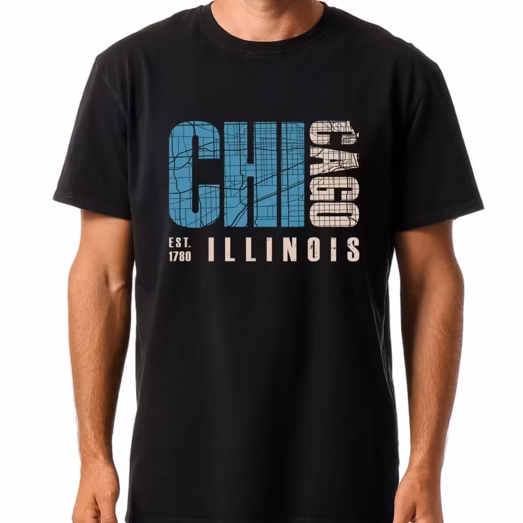 تیشرت مدل شیکاگو