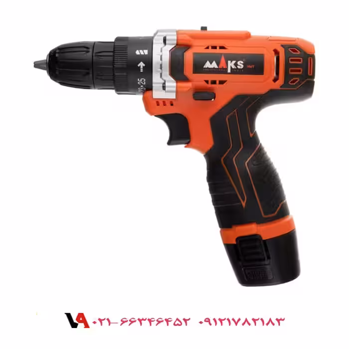 دریل پیچگوشتی شارژی 12 ولت تک باطری مکس مدل DL1
