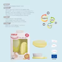 شانه برس نوزادی  فانتزی فارلین امریکا تمام سیلیکون و BPA FREE رنگ سبز FARLIN