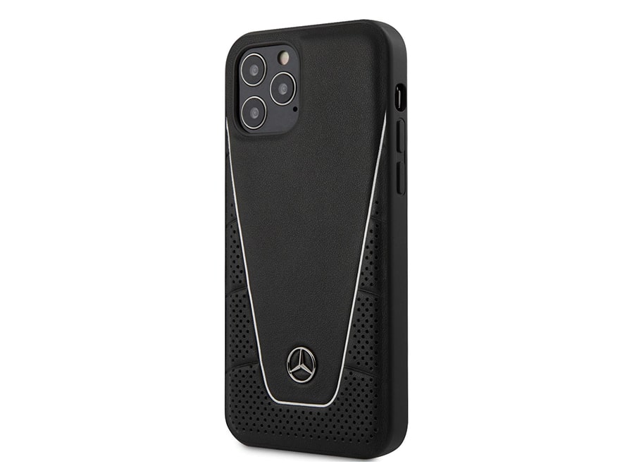 قاب چرمی آیفون 12 و 12 پرو طرح مرسدس بنز CG Mobile iphone 12/12 Pro Mercedes-Benz Leather Case