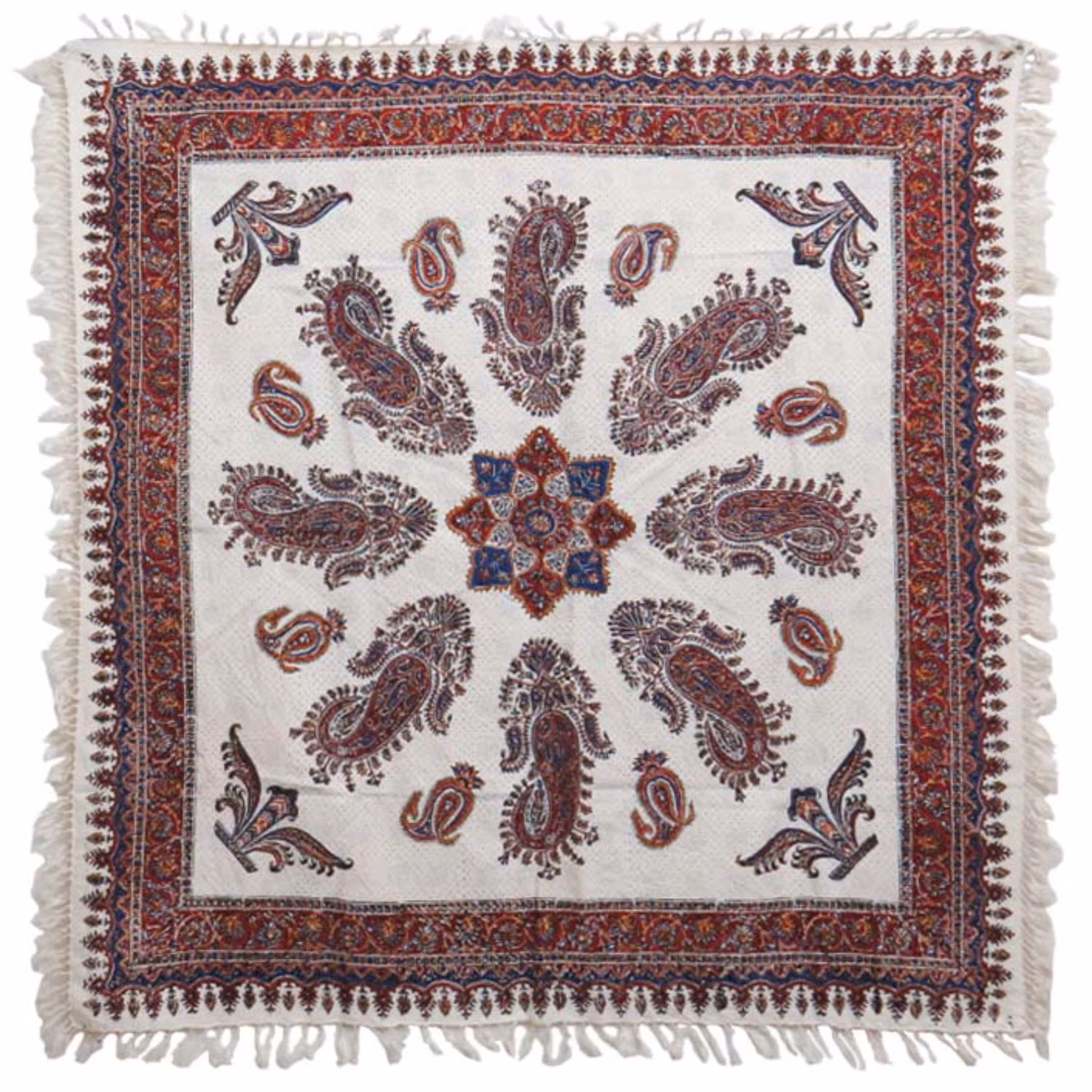 سفره قلمکاری ممتاز اصفهان سایز 120 در 120 سانتی متر