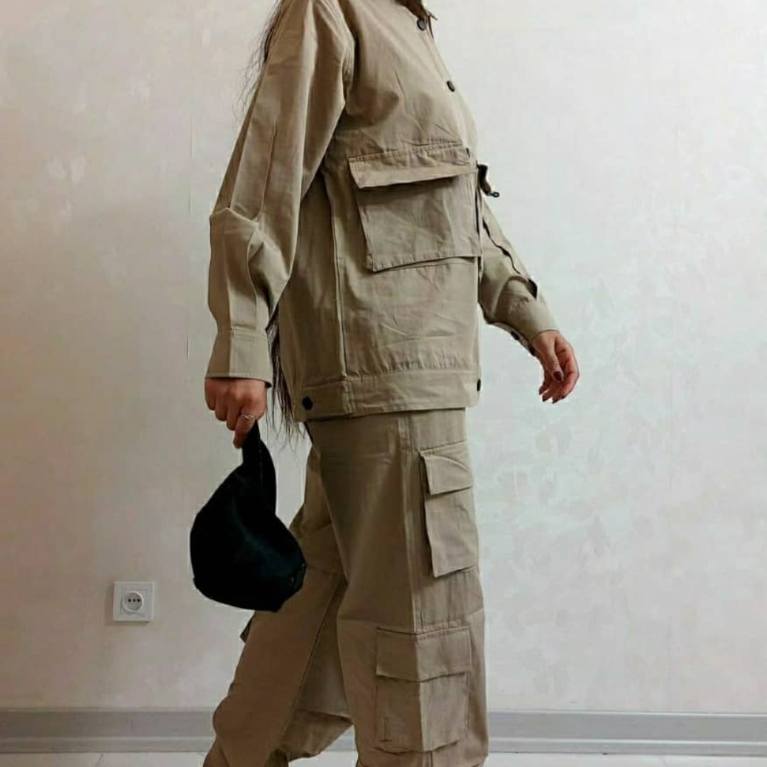 مانتو شومیزی شلوار کارگو