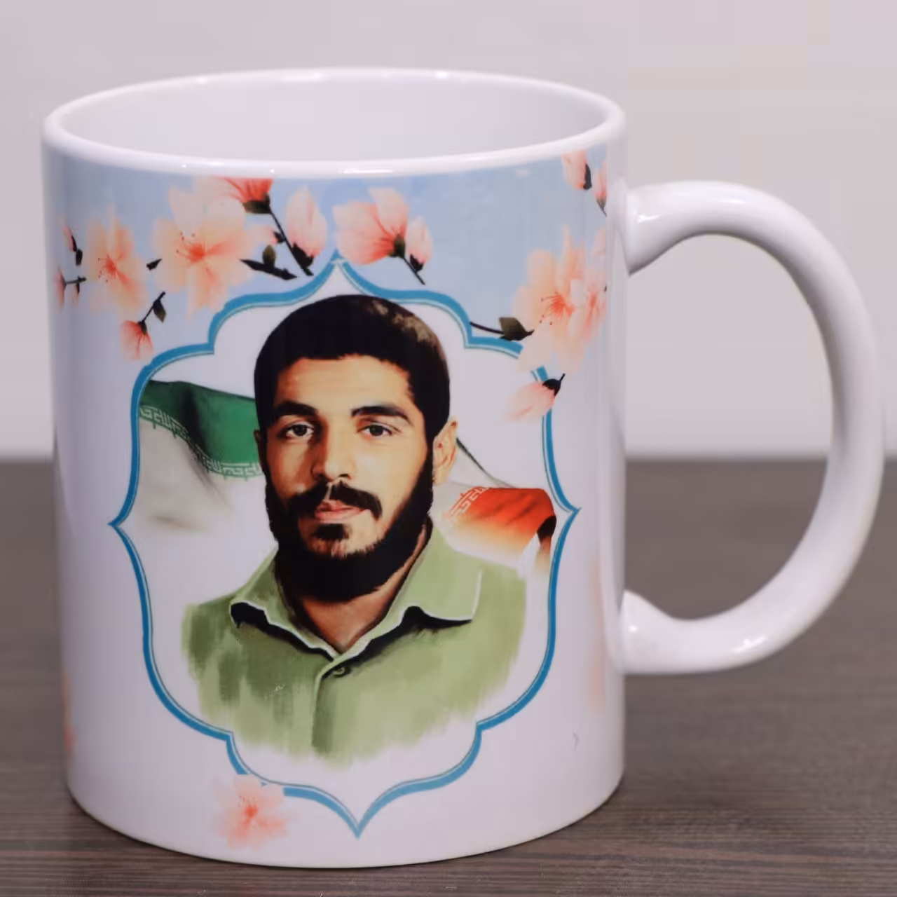 ماگ و لیوان شهید ابراهیم هادی طرح شکوفه چاپ با کیفیت سابلیمیشن روی ماگ(طرح دلخواه شما هم چاپ میشود)