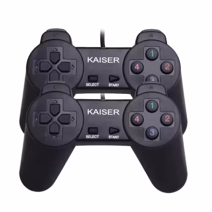 دسته بازی کامپیوتر دوبل ساده کایزر مدل K-503