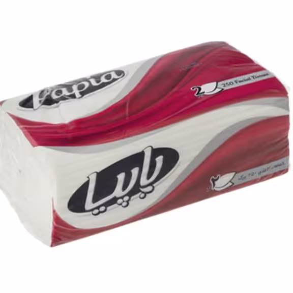 پک دستمال توالت گلرنگ 4رول ودستمال کاغذی 250 برگ پاپیا   2بسته 