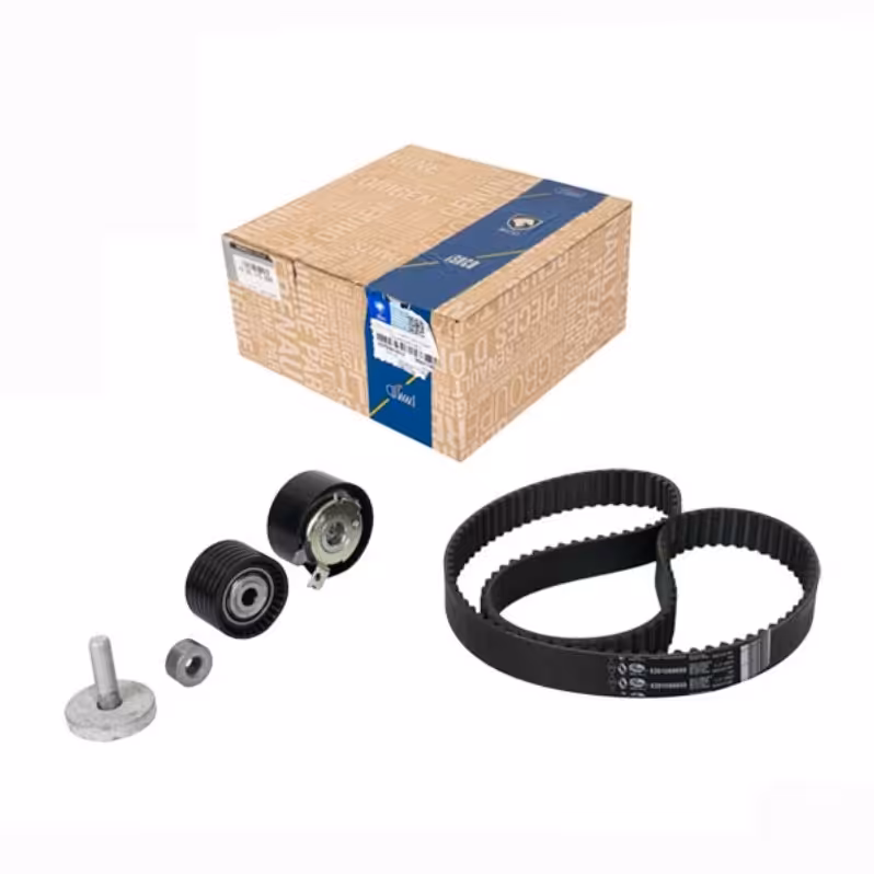 تسمه تایم رنو ساندرو اورجینال ایساکو گرید A  ( کیت کامل به همراه غلتک هرزگرد ، بلبرینگ تایم وپیچ مخصوص )