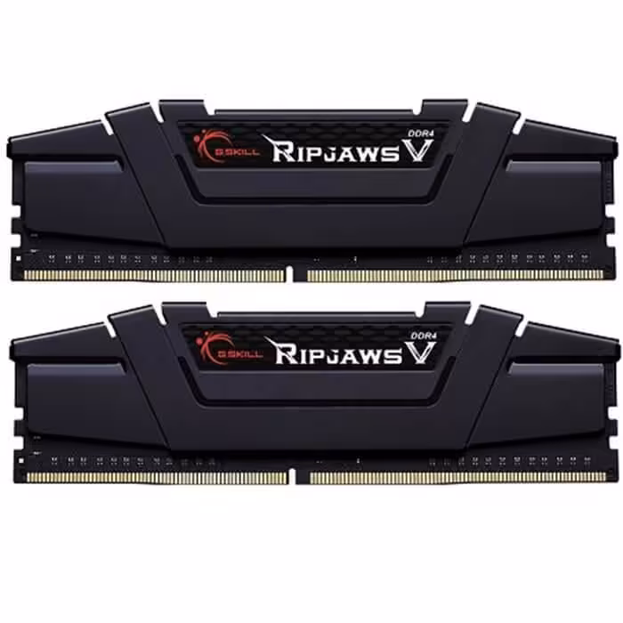 رم دسکتاپ DDR4 دو کاناله 3600مگاهرتز CL17 جی اسکیل مدل Ripjaws V ظرفیت 16 گیگابایت