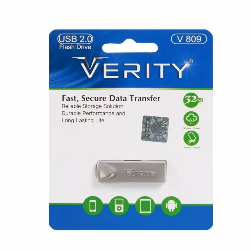 فلش مموری وریتی مدل V809 ظرفیت 32 گیگابایت