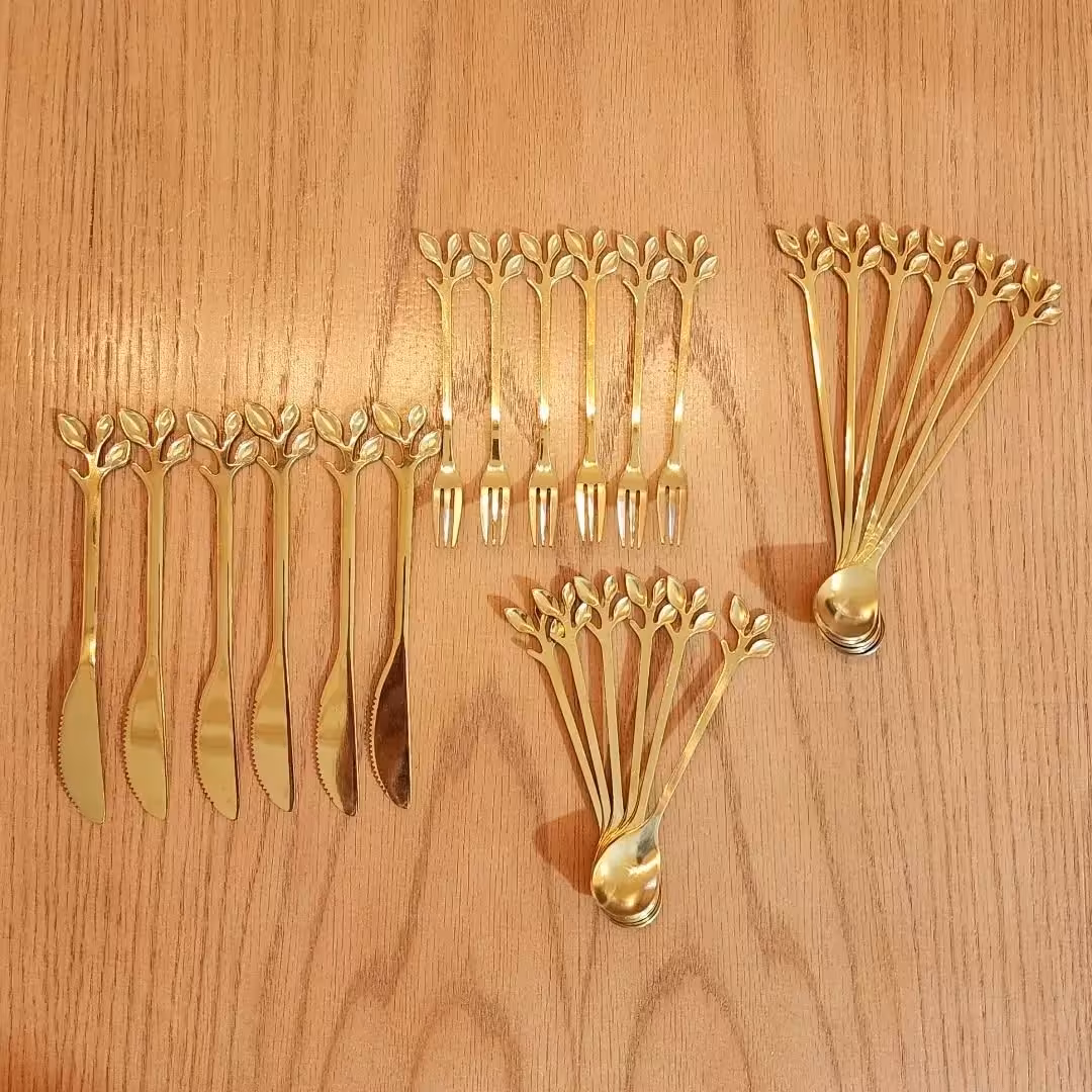 دسر  خوری 24 پارچه گل گندمی