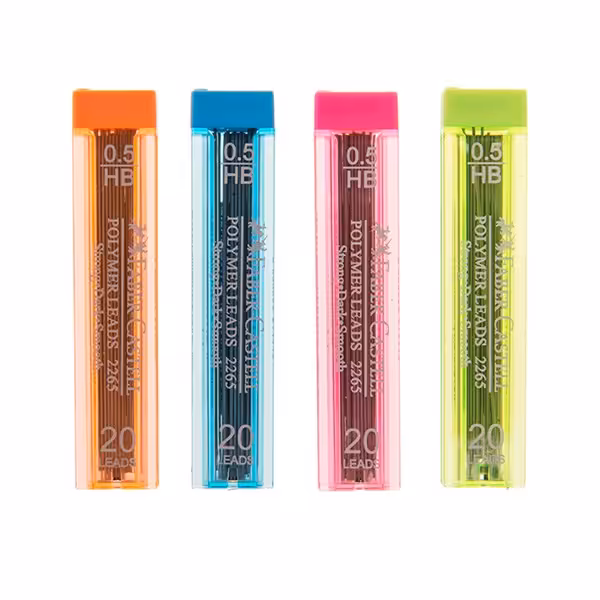 نوک مداد نوکی 0.5 میلی‌متری فابر کاستل مدل Polymer - بسته 4 عددی