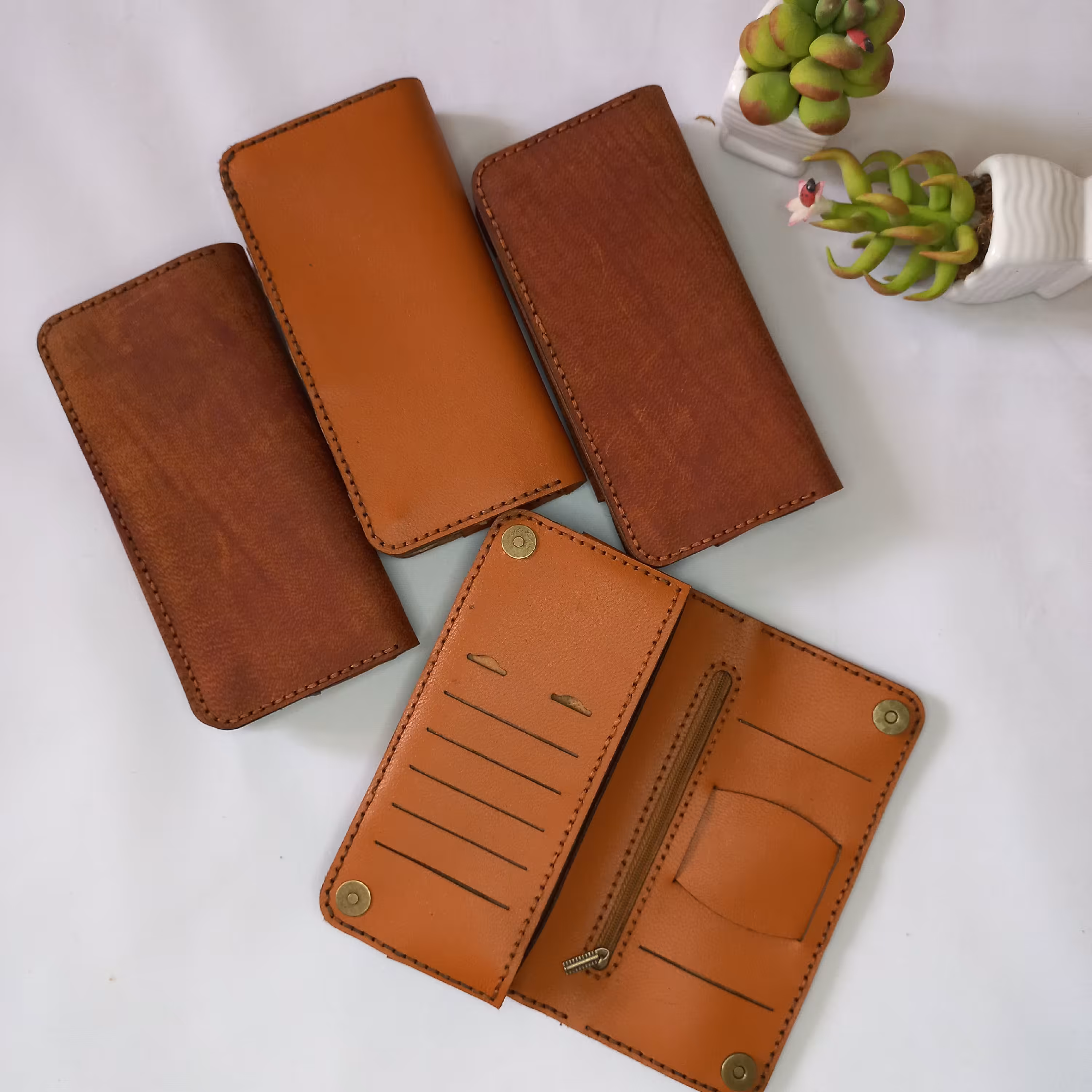 کیف پول چرم گاوی