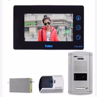 آیفون تصویری تابا . پک کامل 1 واحدی  . مدل 2070 با پنل سپهر 