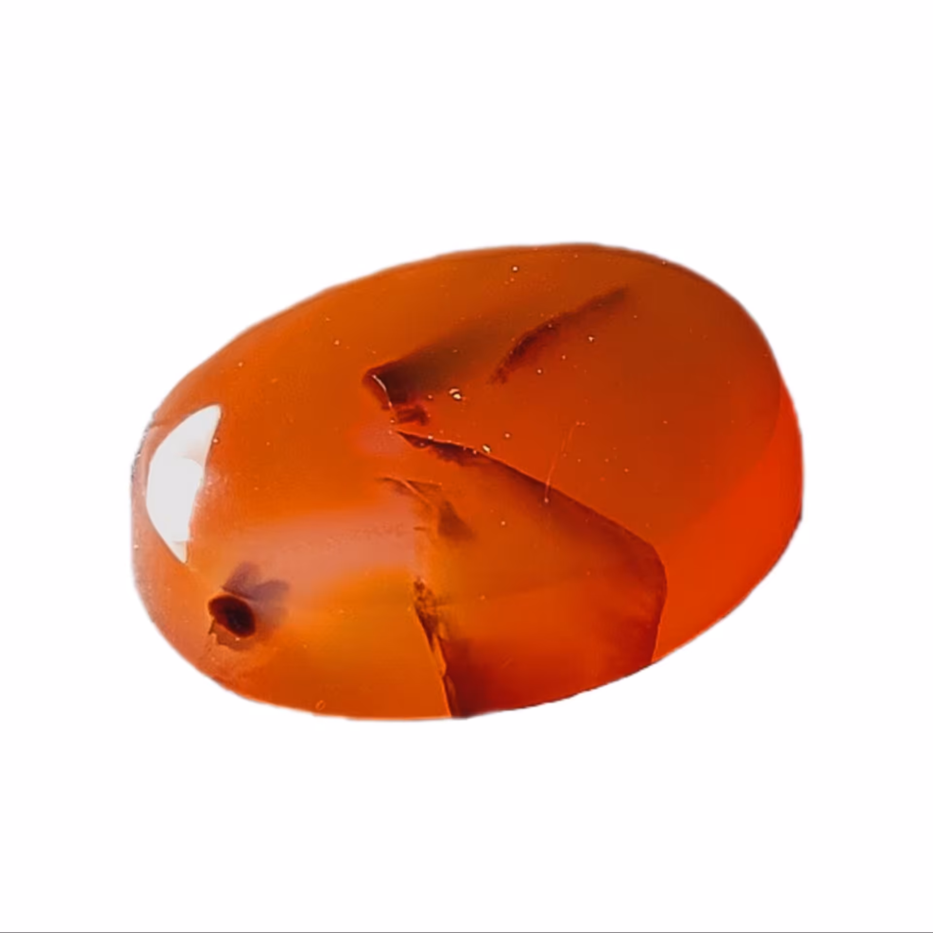 شرف الشمس عقیق یمنی سرخ طرحدار Y 8227 مناسب حکاکی و ثبت نام دعای شرف الشمس