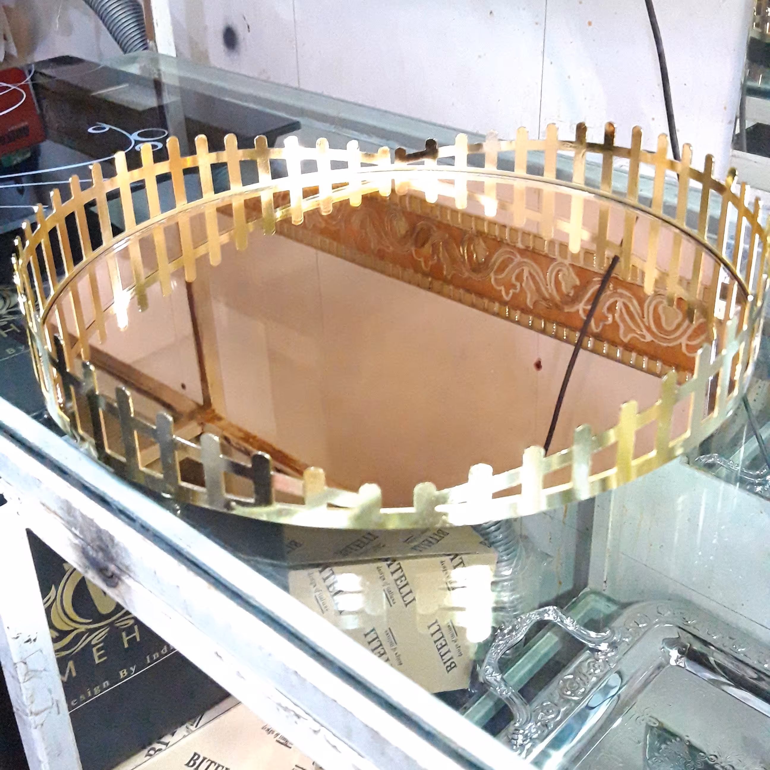 سینی آینه ای