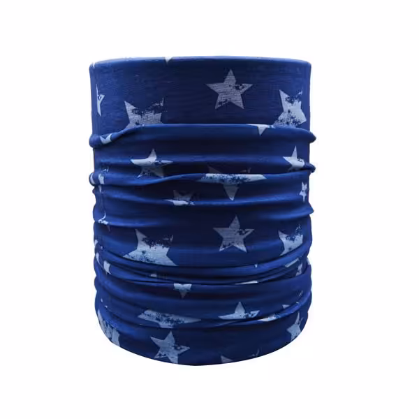 اسکارف و دستمال سر و گردن ستاره سرمه‌ای مدل 8754