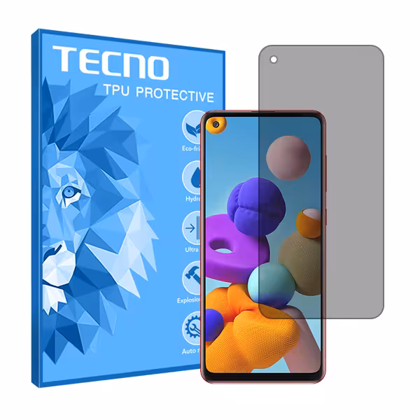 گلس سامسونگ Galaxy A21s مدل پرایوسی برند تکنو کد S