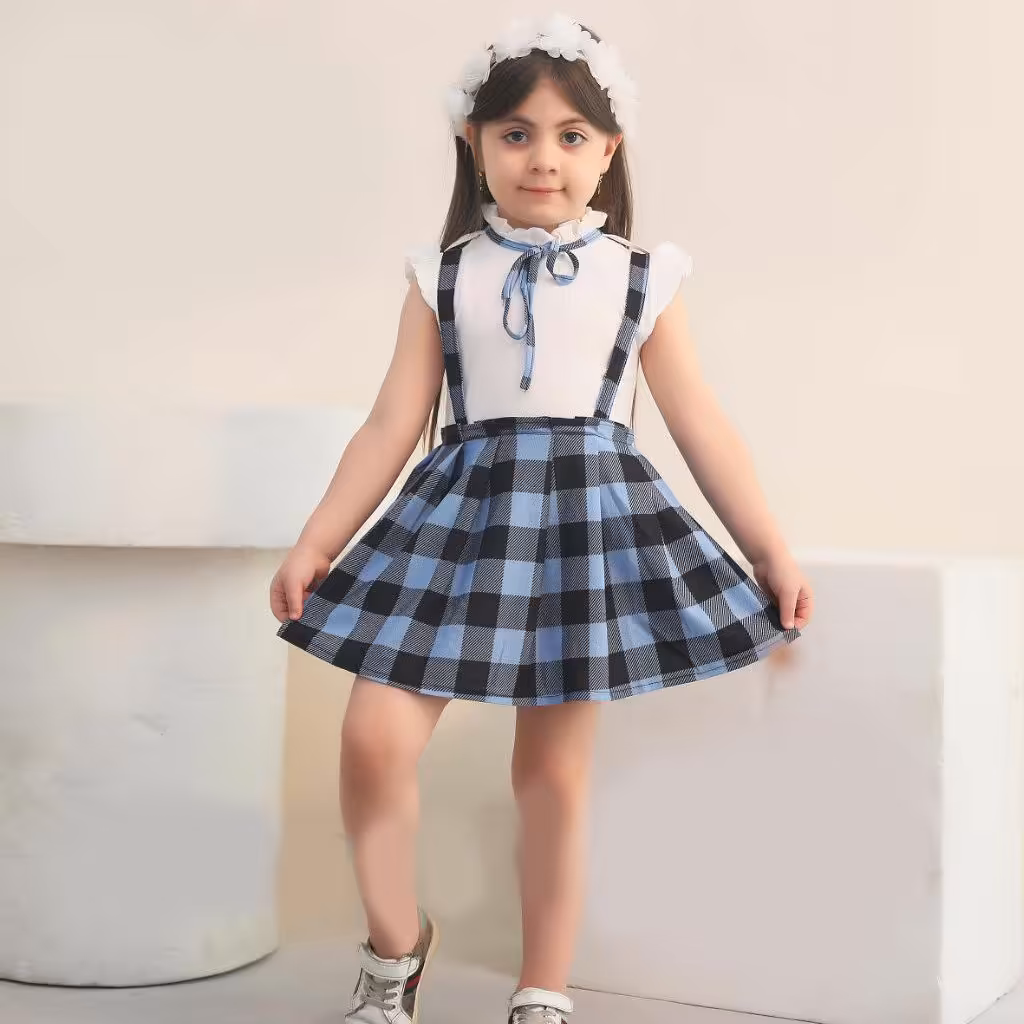 دو تیکه پیراهن دامن و تل جذاب آیناز