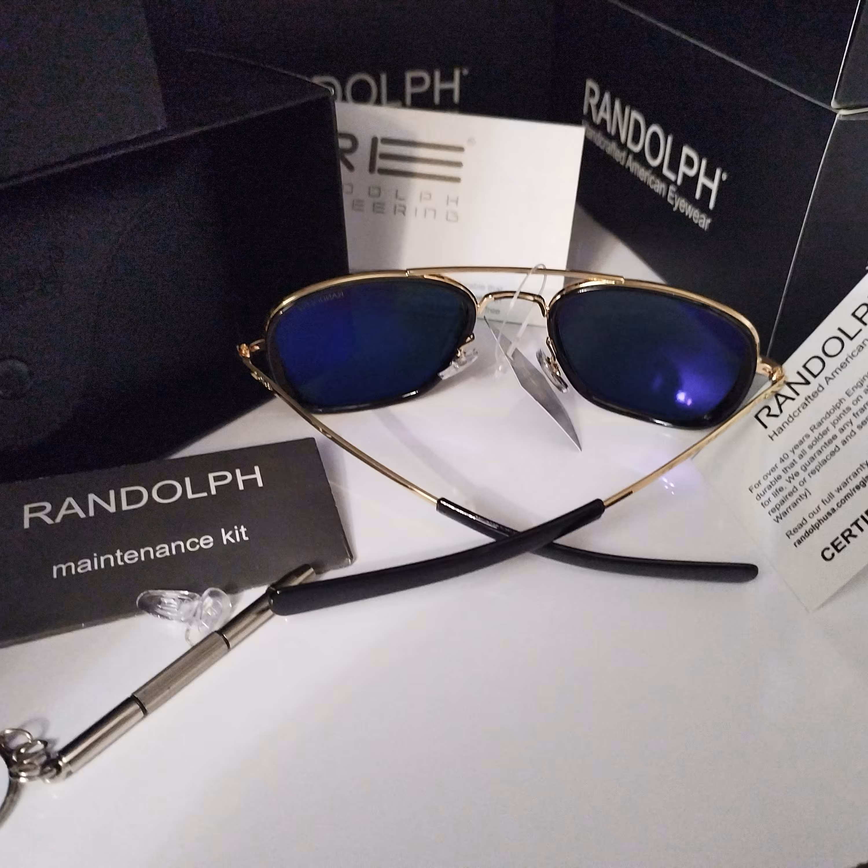 عینک امریکایی راندولف فیوژن Randolph fusionمناسب بانوان و اقایان رندولف