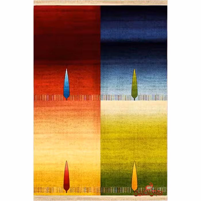 فرش ماشینی کلاریس کلکسیون گبه کد 100304