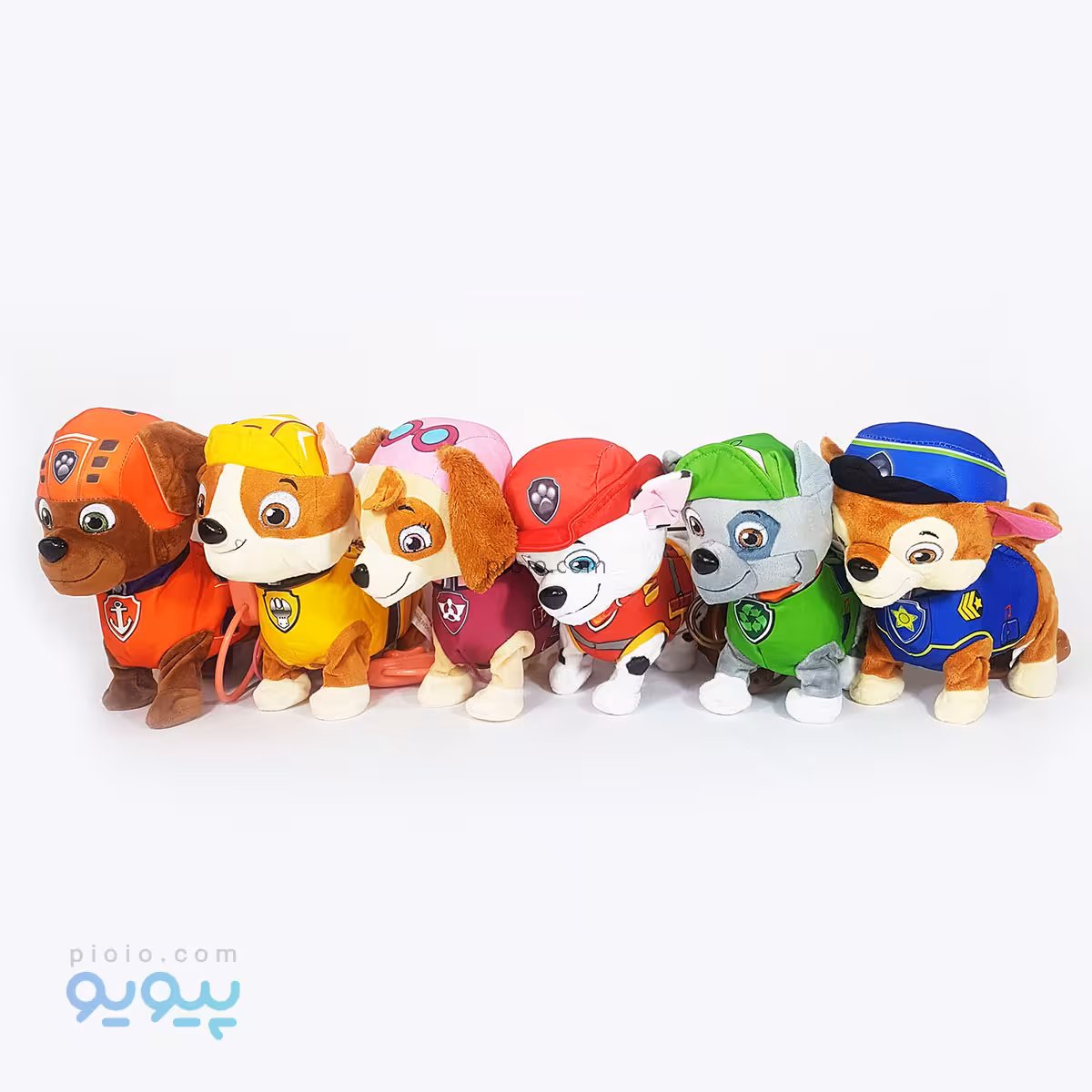 پک 6 عددی عروسک های سگهای نگهبان متحرک با کنترل سیمی