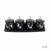 ست جای ادویه 4 پارچه رزمن کد 10

