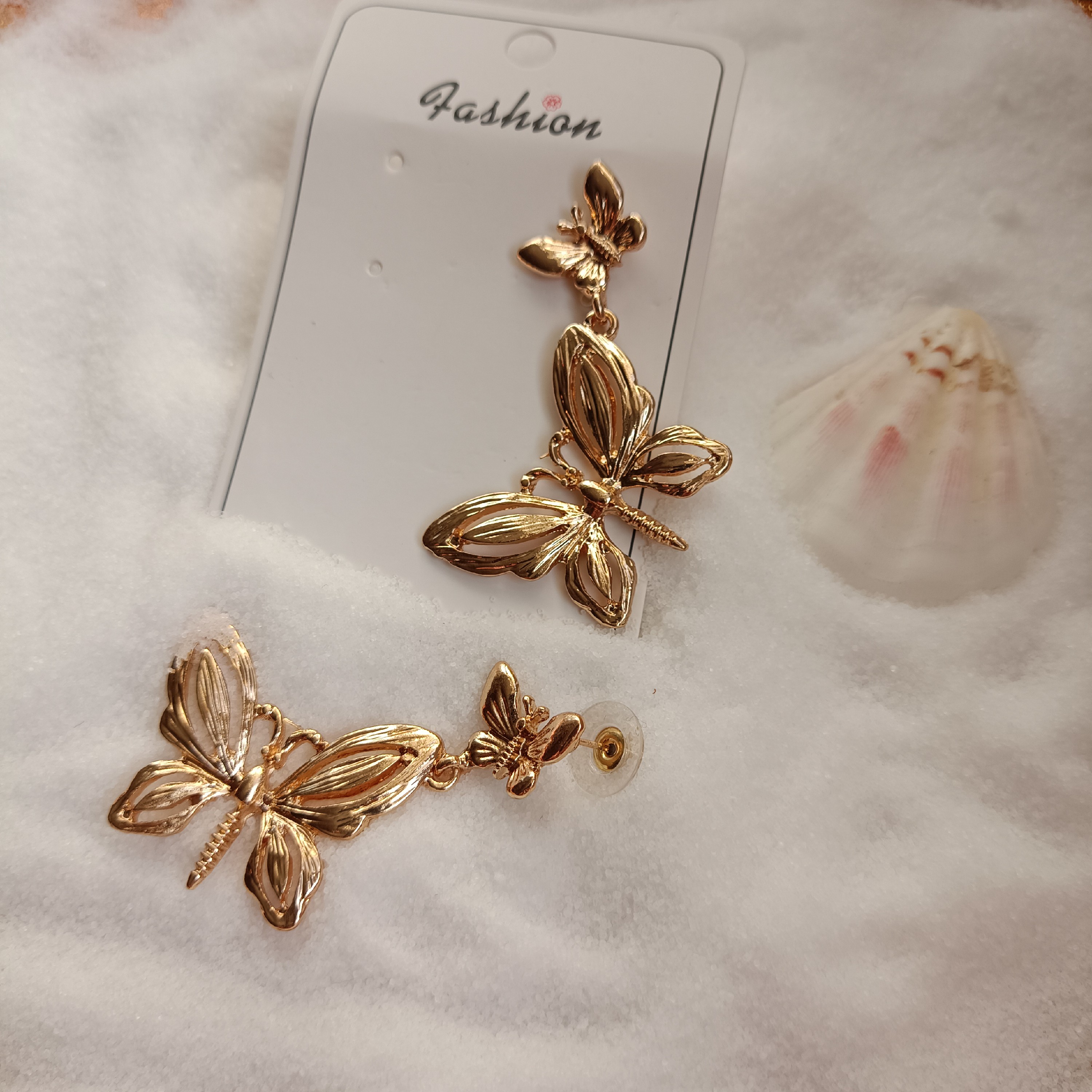 گوشواره فانتزی پروانه 2