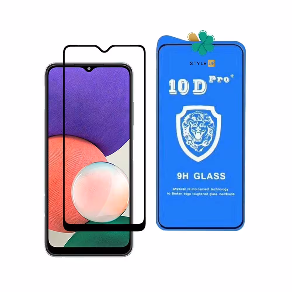 گلس تمام صفحه گوشی سامسونگ Galaxy A22 5G مدل 10D Pro