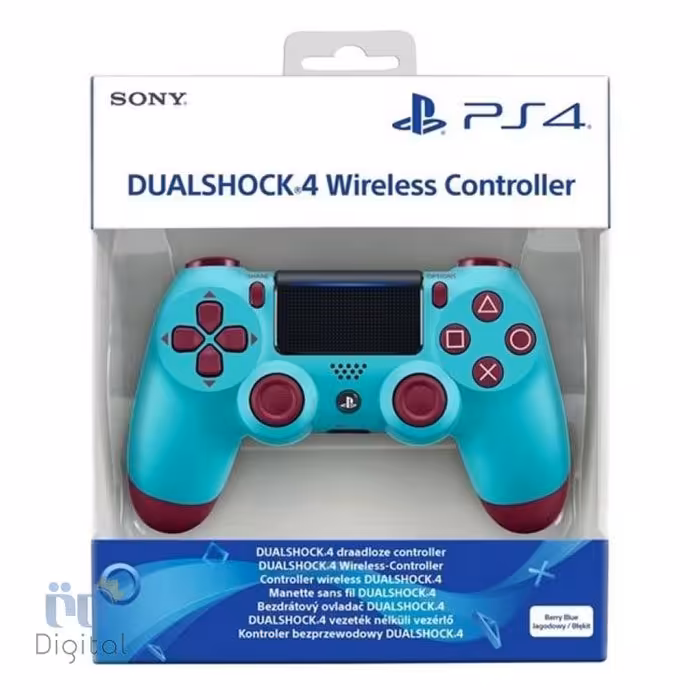 دسته بازی سونی مدل DualShock 4 رنگ berry blue