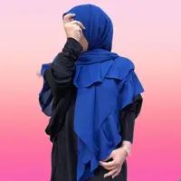 روسری دورچین کرپ حریر درجه یک در همه رنگ حجاب خضرا 