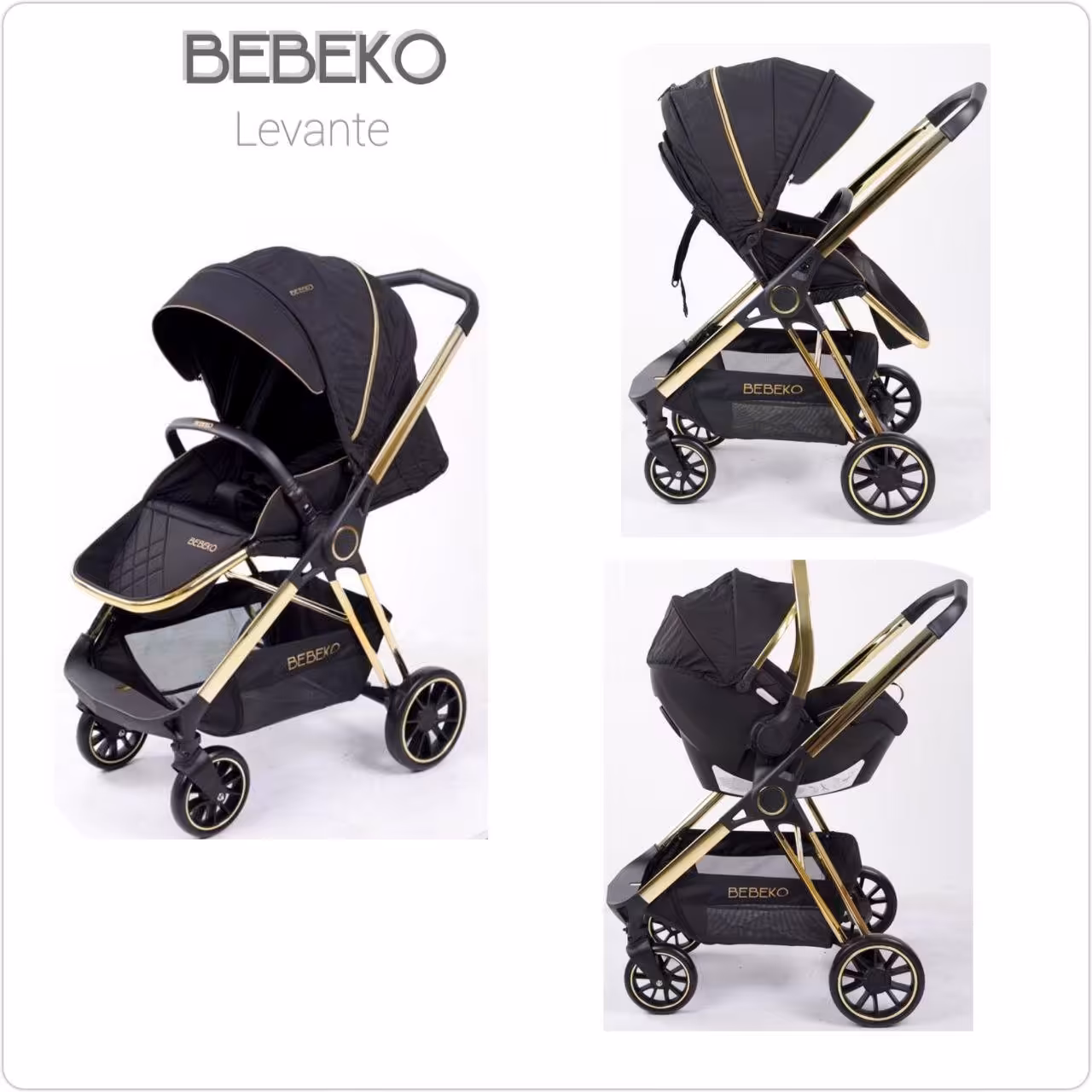 ست کالسکه ببکو bebeko مدل لوانت Levante