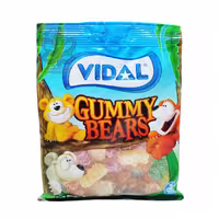 پاستیل شکری گامی برز ( بدون گلوتن ) خرسی 100 گرم ویدال - vidal